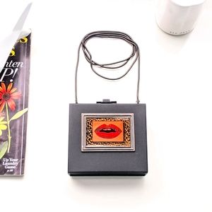 Unique Metal Box Crossbody Purse